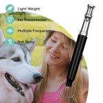 ZELMELTE Dog Whistle for Bark Control and Pet Training Tool Ideal for Canine Recall Professional,Training Aid for Dogs Effective Sound-Based Recall Mechanism Ideal