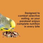 Kaytee Fiesta Parakeet Food, Nutritious and Fun Blend, Supports Skin, Feather, Digestion, Brain and Heart Health, 4.5 pounds