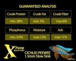 Xtreme Cichlid Peewee 1.5 mm Pellets - Proven Nutrition for Cichlids - Balanced Amino Acids, Boost Immune & Digestive Health, Color & Energy, Max Protein Freshwater Fish Food – USA Farm Grown (20oz)