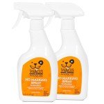 Wags & Wiggles No Marking Deterrent Training Spray for Dogs - Indoor Dog Pee Repellent & Behavior Aid, Anti Pee & Urine Deterrent, No More Marking, Ideal for Potty Training, 16 Fl Oz - 2 Pack