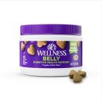 Wellness Pumpkin Patch Flavored Soft Chew Digestive Health Supplements for Dogs, 45 Count