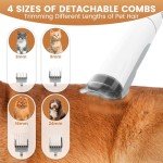 Dog Grooming Vacuum, Pet Grooming Kit, Dog Clipper Nail Trimmer Grinder, 2.5L Dust Cup 7 Grooming Tools 11000Pa Dog Vacuum for Shedding Grooming, Pet Grooming Vacuum for Dogs, Home Cleaning, PG50 Plus