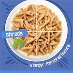 Purina Friskies Gravy Wet Cat Food Variety Pack, Savory Shreds With Beef, Turkey and Cheese Dinner, Chicken and Salmon Dinner, With Ocean Whitefish and Tuna - (Pack of 32) 5.5 oz. Cans