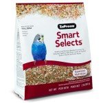 ZuPreem Smart Selects Daily Bird Food for Parakeet, Budgie, Parrotlet, Dove, Bird Pellets and Seed Blend, Core Nutrition for Small Birds, Made in USA, Parakeet Food, Budgie Food (S, 2 lb)