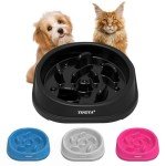 YINEYA Anti-Choking Slow Feeder Dog Bowls Small Size Dog, Slow Feeder Cat Bowl, Supplies and Puzzle for Pet