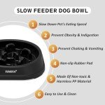 YINEYA Anti-Choking Slow Feeder Dog Bowls Small Size Dog, Slow Feeder Cat Bowl, Supplies and Puzzle for Pet