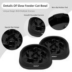 YINEYA Anti-Choking Slow Feeder Dog Bowls Small Size Dog, Slow Feeder Cat Bowl, Supplies and Puzzle for Pet