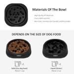 YINEYA Anti-Choking Slow Feeder Dog Bowls Small Size Dog, Slow Feeder Cat Bowl, Supplies and Puzzle for Pet