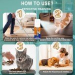 hply tea Cat Deterrent Spray - Effective Training Aid with Natural Ingredients, Safe Indoor & Outdoor Deterrent for Furniture Protection, Non-Toxic Anti-Scratch Formula (2 Pcs * 100 ML) 7.0 OZ Orange