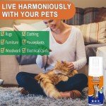 hply tea Cat Deterrent Spray - Effective Training Aid with Natural Ingredients, Safe Indoor & Outdoor Deterrent for Furniture Protection, Non-Toxic Anti-Scratch Formula (2 Pcs * 100 ML) 7.0 OZ Orange