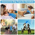 Jeefome Dog Toys for Large Dogs：Interactive Dog Toys with Soft Fabric- Squeaky Dog Toys for All Breed Sizes- Puppy Toys to Keep Them Busy
