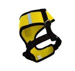 Active Dogs Dog Harness No Pull & No Choke Adjustable Pet Vest Harness for Dogs Reflective Adjustable Breathable Front Clip Pet Harness for Small Medium and Large Dogs (X-Small, Yellow)