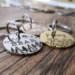Cute Custom Pet ID Tags, Dog Tag and Cat Tag Personalized Engraved Double Sided - Round Stainless Steel