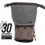 Leash Boss Travel Dog Food Container, Portable Dog Food Travel Bag, Pet Travel Food Storage Container, Large Capacity Kibble Carrier Pet Food Bin, Cat Food Container, Dog Accessories for Camping