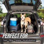 Leash Boss Travel Dog Food Container, Portable Dog Food Travel Bag, Pet Travel Food Storage Container, Large Capacity Kibble Carrier Pet Food Bin, Cat Food Container, Dog Accessories for Camping