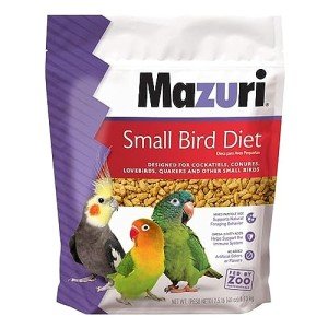 Mazuri | Nutritionally Complete for Small Birds | 2.5 Pound (2.5 lb.) Bag