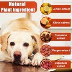 PLUS CABLE No Chew Spray for Dogs, Bitter Apple Spray for Dogs to Stop Chewing Licking, Alcohol-Free Non-Toxic Anti Chew Spray for Dogs Pet Training & Behavior Aids Protects Furniture (Orange1)