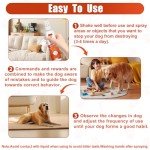 PLUS CABLE No Chew Spray for Dogs, Bitter Apple Spray for Dogs to Stop Chewing Licking, Alcohol-Free Non-Toxic Anti Chew Spray for Dogs Pet Training & Behavior Aids Protects Furniture (Orange1)