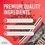 Blue Ridge Koi Fish Food 25lb - Koi Food 3/16” Large and Mini Blend Growth Formula, Goldfish Food, Premium Fish Food for Ponds, Ponds Fish Food, Floating Pond Pellets