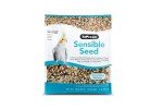 ZuPreem Sensible Seed Bird Food, Cockatiel, Lovebird, Quaker, Small Conure, Lorikeet, Seed and Pellet Blend for Medium Birds, Food Mixer Topper, Enriching Variety, Made in USA, Bird Seed (M, 2 lb)