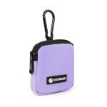 COOWONE Dog Treat Pouch Pocket Sized Pet Puppy Training Pouch for Dog Training Behavior Aids, Waterproof Nylon Fabric Dog Poop Bag Holder, Hands Free Dog Walking Bag with Metal Carabiner (Violet)