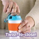 Brightkins Let's Go Coffee Cup Treat Holder - Treat Dispenser for Dogs, Dog Travel Accessories