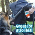 Brightkins Let's Go Coffee Cup Treat Holder - Treat Dispenser for Dogs, Dog Travel Accessories