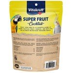 Vitakraft Fresh Super Fruit Cocktail - Tropical Parrot Fruit Blend - Parrot and Parakeet Treats Browns 1.25 Pound (Pack of 1)