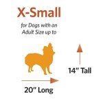 MidWest Homes for Pets Reversible Paw Print Pet Bed in Blue / White, Dog Bed Measures 17L x 11W x 1.5H for 'Tiny' Dog Breed, Machine Wash