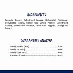 Vitakraft Fresh Super Fruit Cocktail - Tropical Parrot Fruit Blend - Parrot and Parakeet Treats Browns 1.25 Pound (Pack of 1)