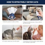 JAMBOS Cat Deterrent Spray - Safe Indoor & Outdoor Deterrent for Furniture Protection, Effective Training Aid with Natural Ingredients - Non-Toxic Anti-Scratch Formula for Cats and Kittens 5.08 Ounces