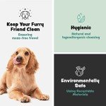 Dog Travel Cleaning Kit and Accessories - Dog Road Trip Essentials - Includes Grooming Wet Wipes and Dry Wipes, Poop Bag, Odor Spray, Pee Pads, and Gloves - Dog Mom Gifts for Women