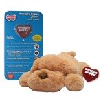 Original Snuggle Puppy Junior. Pet Anxiety Relief and Calming Aid, Comfort Toy for Behavioral Training in Biscuit