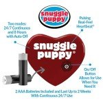 Original Snuggle Puppy Junior. Pet Anxiety Relief and Calming Aid, Comfort Toy for Behavioral Training in Biscuit