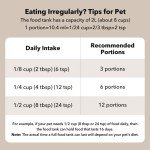 PETLIBRO Automatic Cat Feeder, Cat Food Dispenser Battery-Operated with 180-Day Battery Life, AIR Timed Pet Feeder for Cat & Dog, 2L Auto Cat Feeder, Black