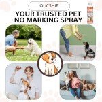 Qucship Not Here Dog Spray - Safe and Effective Dog Training Aid - Stop Inappropriate Peeing Indoors -Easy to use-8oz
