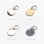 Cats Dogs ID Tags Personalized Lovely Symbols Pets Collar Name Accessories Simple Custom Engraved Supplies for Small Four Legged Child Necklace Chain Anti-Lost Shiny Stainless Steel 316L Charm