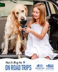 Lesotc Dog Water Bottle, Portable Dog Water Dispenser, Leak Proof Dog Travel Water Bottle, Squeeze Pet Water Bottle for Walking On The Go, Dog Hiking Accessories for Outdoor Walking, Hiking, Travel