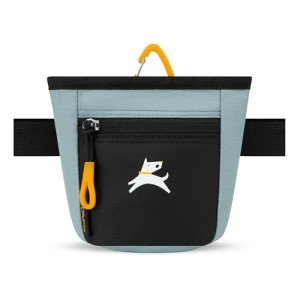 OllyDog Goodie Treat Bag, Dog Treat Pouch, Waist Belt Clip for Hands-Free Training, Magnetic Closure, Dog Training and Behavior Aids, Three Ways to Wear (St. Lucia)