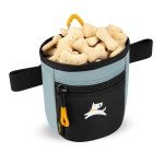 OllyDog Goodie Treat Bag, Dog Treat Pouch, Waist Belt Clip for Hands-Free Training, Magnetic Closure, Dog Training and Behavior Aids, Three Ways to Wear (St. Lucia)