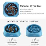 YINEYA 2PCS Slow Feeder Dog Bowls, Pet Supplies That Slow Down Eating, Pet Food Bowls, Maze Dog Puzzle Feeder for Medium Breed