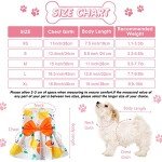 5 Pieces Dog Clothes Girl Dog Dresses Floral Puppy Dresses Pet Cat Princess Bowknot Clothes Cute Puppy Summer Outfits for Yorkie Female Cat Pets, 5 Styles(Cute Style,X-Small)