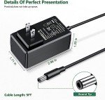 FITE ON AC to DC Replacement Automatic Pet Feeder Power Adapter Wall Cat Dog Brid Feeder Food Dispenser Charger Power Supply Cord UL Listed (for PETLIBRO)