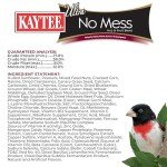 Kaytee Wild Bird Ultra No Mess Nut & Fruit Food Seed Blend For Blue Jays, Woodpeckers, Juncos, Cardinals, Grosbeaks, Sparrows, and Finches, 5.5 Pound