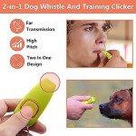 BARKIE Dog Training Kit - Treat Pouch, Pet Training Fanny Pack, 2 Puppy Training Clickers, Ultrasonic Silent Whistle, 2-in-1 Whistle Clicker, Clicker Training Guide Booklet, Dog Poop Bag (Black)