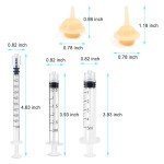 Kitten Feeding Nipples and Nursing Syringe, 18PCS Reusable Newborn Pet Supplies, Including 4PCS O-Ring Syringe (1 3 5cc), 10PCS Kittens Nipple for Small Breed Puppies/Kittens/Squirrels.