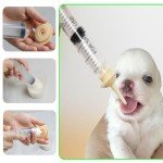 Kitten Feeding Nipples and Nursing Syringe, 18PCS Reusable Newborn Pet Supplies, Including 4PCS O-Ring Syringe (1 3 5cc), 10PCS Kittens Nipple for Small Breed Puppies/Kittens/Squirrels.