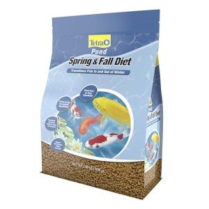 TetraPond Spring And Fall Diet 3.08 Pounds, Pond Fish Food, For Goldfish And Koi, 7 L