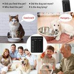 YARKOR Pet Feeding Reminder Magnetic Reminder Sticker, Daily Indication Chart Feed Your Pets, Easy to Stick on Any Smooth Surface - Better Care for Your Pets (Black)