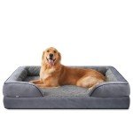 INVENHO Orthopedic Dog Bed - XL Washable Dog Sofa with Egg-Crate Foam, Waterproof Lining and Non-Skid Bottom